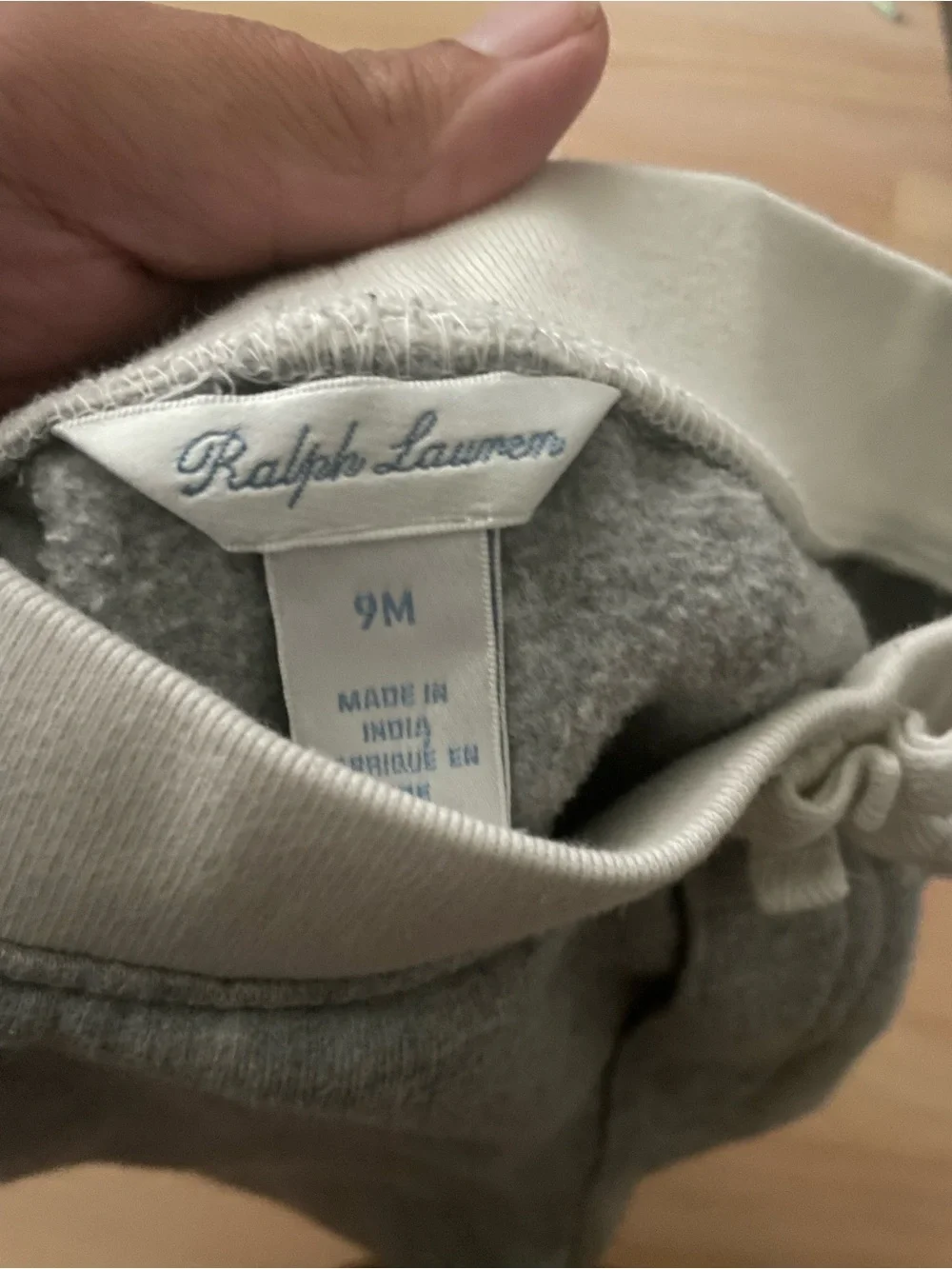 Ralph Lauren matching set jacket gray and green 9 months